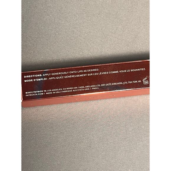 PATRICK TA Major Glow Lip High Shine Moisturizing Gloss Oil “Pearl" Iridescent - Picture 6 of 8